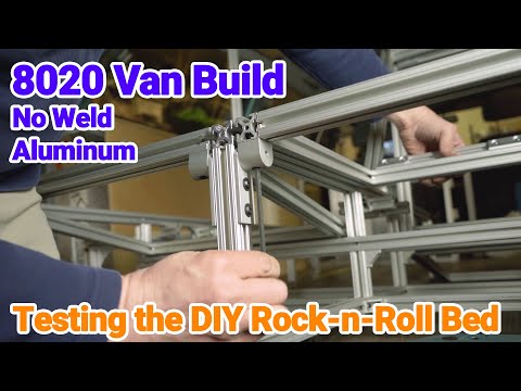 Rock and Roll bed Part 3 // E08 // DIY 80/20 Aluminum projects
