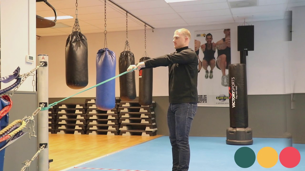 Video thumbnail: Face pull (dynaband)