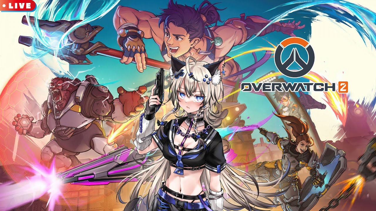 🔴ยิงเพลินๆ เก็บเวล【Overwatch 2】