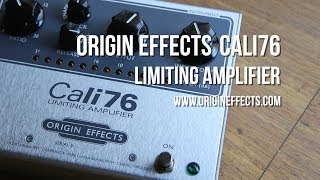 Video thumbnail for Origin Effects: Cali76-STD Limiting Amplifier - DEMO2 by Brett Kingman