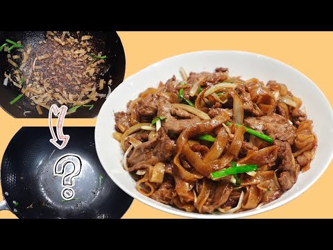 Beef Chow Fun 乾炒牛河 Stir-fried Flat Rice Noodles with Beef Ep1