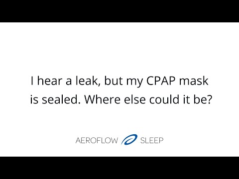 Troubleshooting CPAP Machine Air Leaks