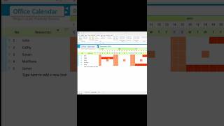 How to Create a Resource Calendar/ Vacation Calendar in Microsoft Excel in Just Minutes.