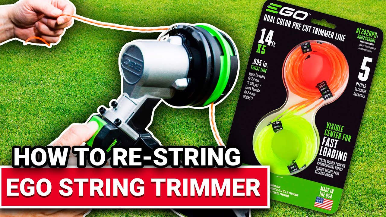 How To Re-String EGO String Trimmer - Ace Hardware