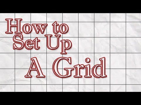 How to Set Up a Grid For Your Drawing Video