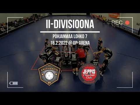 Salibandy II-divisioona | Amerikaarto - Jeppis FBC 18.2.2022