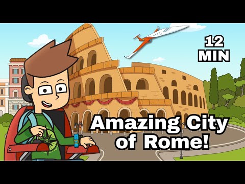 Rome Airplane Adventures ✈️ Plane, Landmarks & Fun for Kids | Let's Go See - Kingdom Kids Zone, Little Learners - Let's Go See