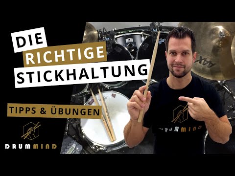 Stick holding - tips & exercises for more control on the drums