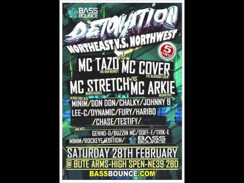 DJ Fury B2B DJ Dynamic Mc Cover B2B Mc Tazo @ Detonation North East vs North West Special 28.2.2015