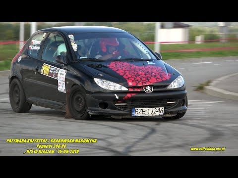 PRZYWARA KRZYSZTOF / GRABOWSKA MAGDALENA - Peugeot 206 RC - „ KJS in Rzeszow ” 16-09-2018