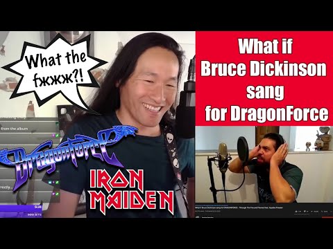 Herman Li Reaction to What if Bruce Dickinson sang for DragonForce - Through the Fire and Flames