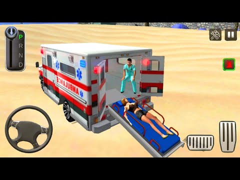 Coast Guard Beach Ambulance Rescue Driver Simulator - #2 Ambulance Game - Android Gameplay