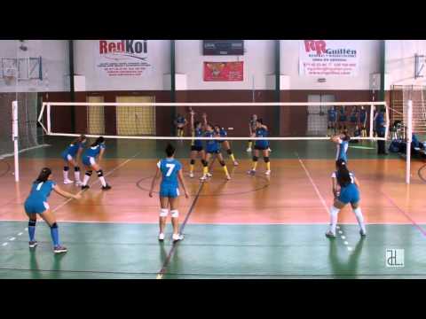 1 set AE LA SALLE PI - SON FERRER cadetes