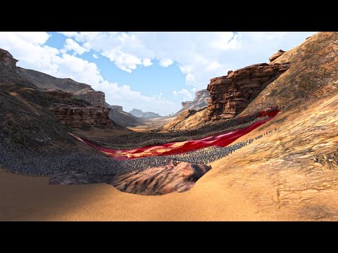 Will 120,000 Nomads Be Able to Cross the Road Through the Mountain Folks' Barricade? UEBS2