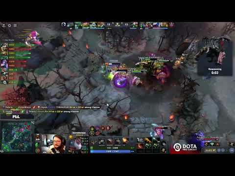 Team Liquid throwing everything to save carry Sniper Matumbaman