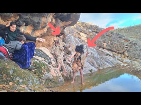 Fariba is surprised by cave dwellers in terrifying, water-filled ravines.