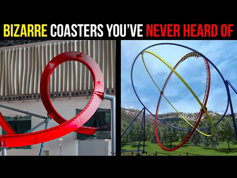 Top 10 BIZARRE Roller Coasters You've NEVER Heard of