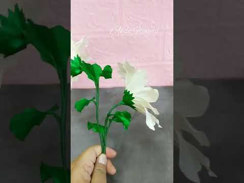 satin ribbon flowers #short