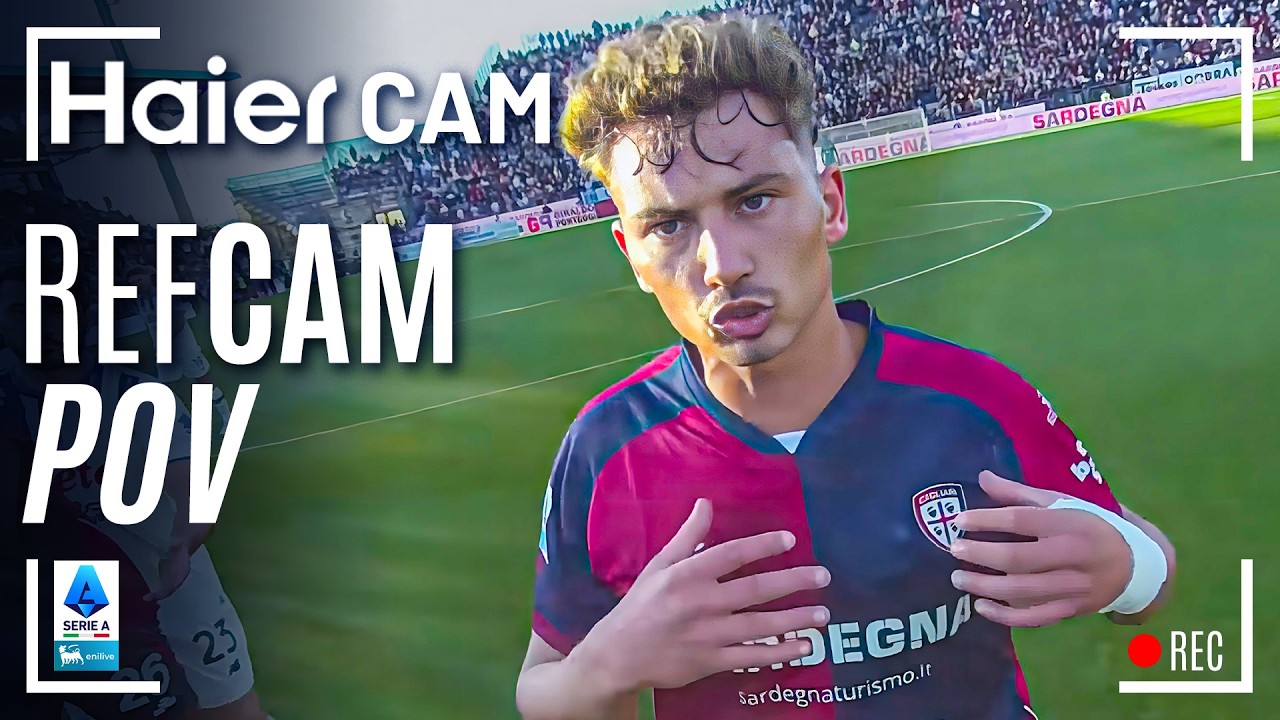 HAIER CAM | REF CAM POV: You Are The Referee in Cagliari-Atalanta | Serie A 2025/26