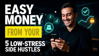 5 Low-Stress Side Hustles You Can Run From Your Phone