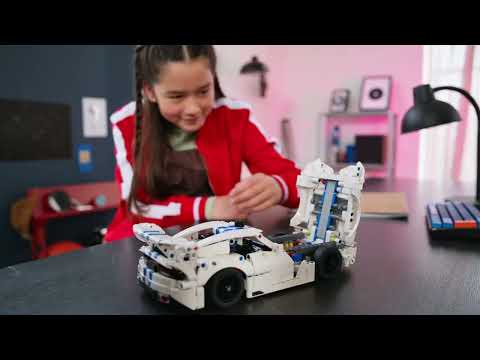 Gambar LEGO Technic Dodge Viper GTS-R Sports Car Set 805 pcs 42234 - Putih