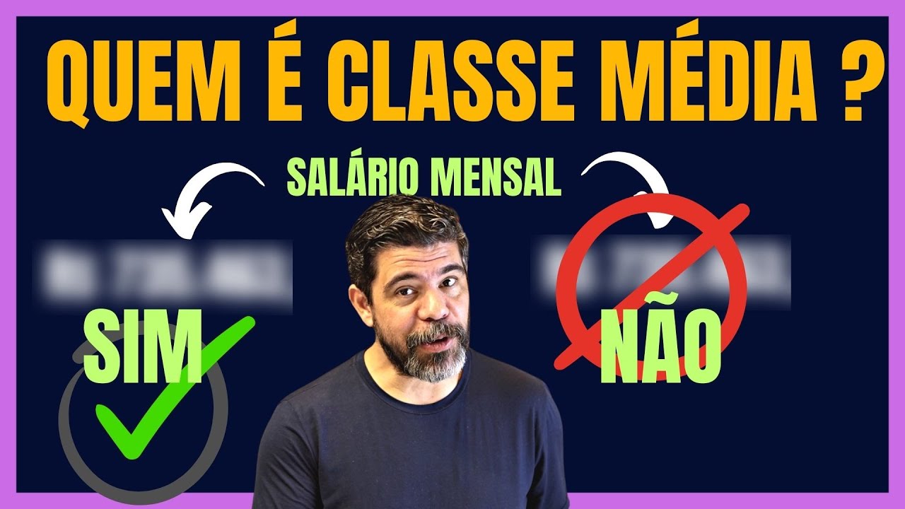 CLASSE MÉDIA, NÃO É O QUE VOCÊ IMAGINA. A VERDADE SOBRE SUA SITUAÇÃO FINANCEIRA SEM ENROLAÇÃO !