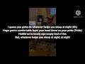 Chris Brown Sleep At Night Snippet Lyrics