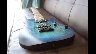 Video thumbnail for Ibanez RG 7421 PB - 7 strings guitar DEMO by Guitarra Latinoamericana