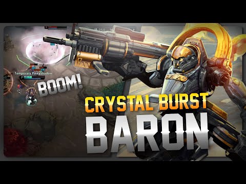 CRYSTAL BURST BARON! | Vainglory CE 5v5 | Baron Mid Lane Gameplay