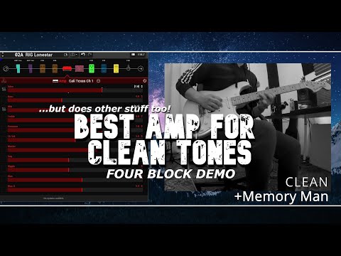 Line 6 POD Go: Best Amp For Cleans...and then some! | On-screen Info, No Talking!