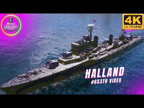 HALLAND Destroyer / WoWs / World of Warships #wows #worldofwarships #gaming