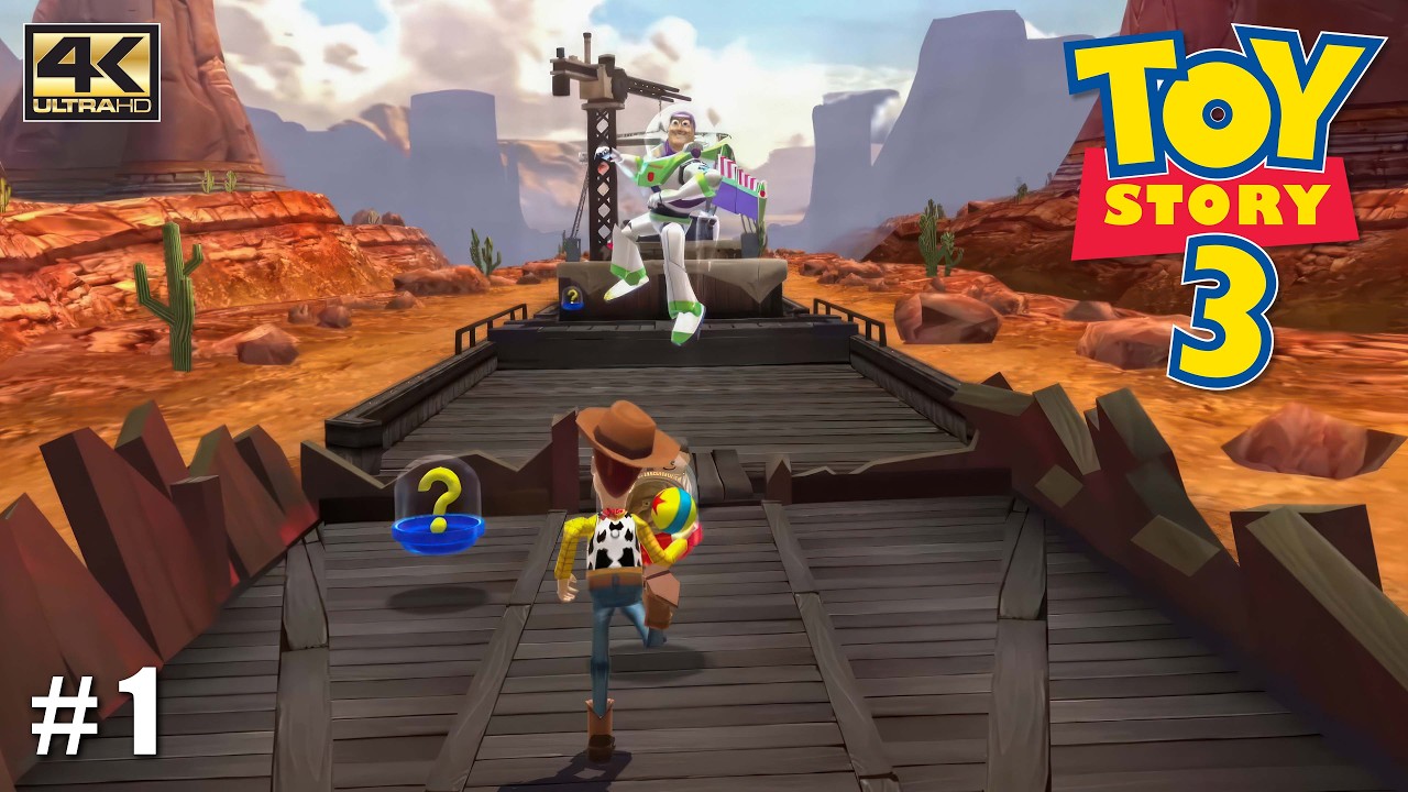 Toy Story 3 -  Wii (PC) Full Movie Playthrough / HD Textures / 4K 60 FPS LS PART 1 (DOLPHIN)