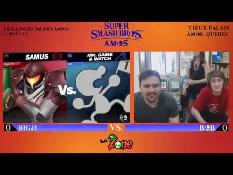 SSBA Ultimate #10 - BigJeQC (Samus) vs BOB(Mr. Game & Watch) - Finale Gagnant