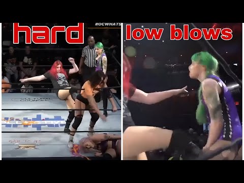 5 consecutive kicks female low blows