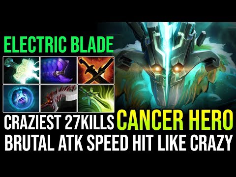 Electric Blademaster [Juggernaut] Brutal ATK Speed Hit Like Crazy With Mjollnir Build 27KIlls Dota 2