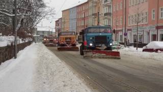 preview picture of video 'Winterdienst im Convoy in Frankfurt (Oder)'