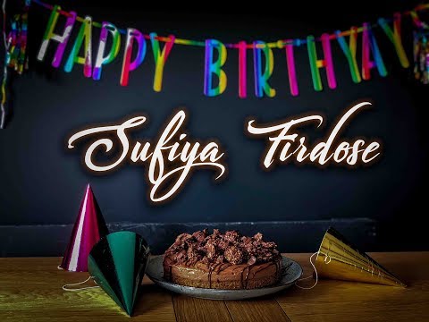 Sufiya Firdose | Happy Birthday