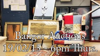 preview picture of video 'Bangor Auction Walk About 19/02/15 @ 6pm'