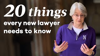 20 Things Every New Lawyer Needs to Know
