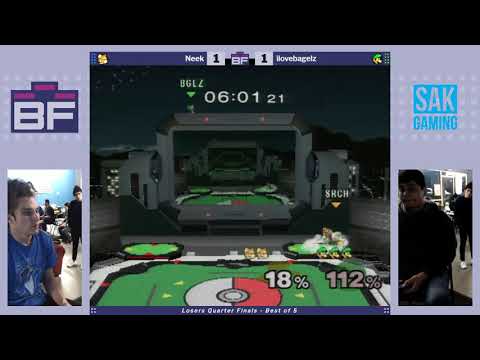 Battlefield 10 - Losers Quarter Finals - ilovebagelz (Luigi) vs Sneaky Neek (Fox)