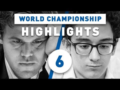 Carlsen vs Caruana Game 6 Highlights World Chess Championship 2018
