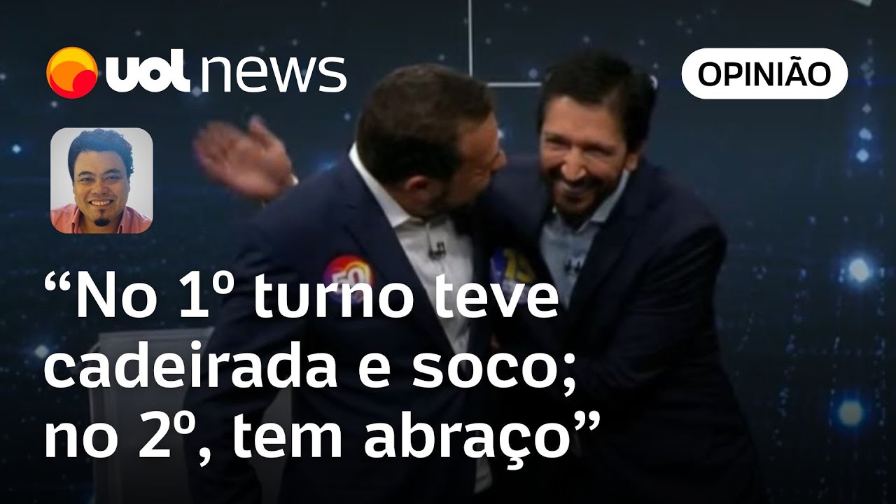 Debate na Band: Abraço de Nunes e Boulos não foi de paz, mas para quebrar tensão, diz Sakamoto