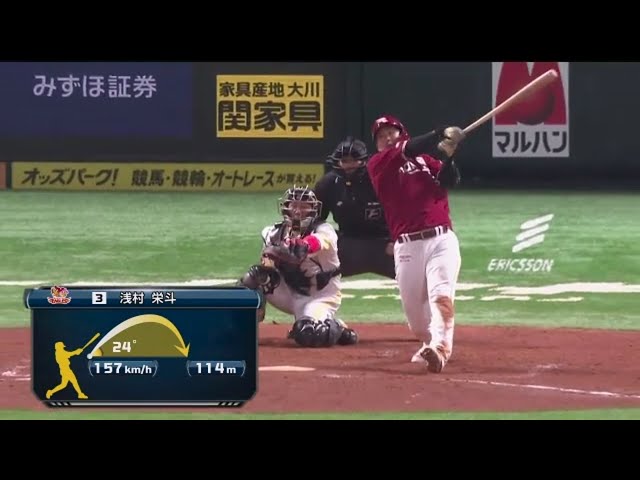 【4回表】点差を突き放す!! イーグルス・浅村の2ランホームランで4点差!! 2019/5/3 H-E