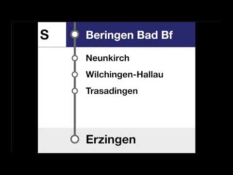 SBB Ansagen • S-Bahn Schaffhausen – Beringen – Erzingen