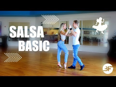 (OLD) Salsa Beginner Basic Steps - How to Dance Salsa for Beginners (1) | Salsa Basic