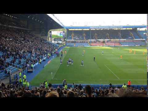 Daniel Pudil Goal Celebration Sheffield Wednesday 3 - 1 Preston North End