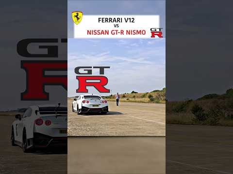 Ferrari V12 vs Nissan GT-R NISMO — DRAG RACE