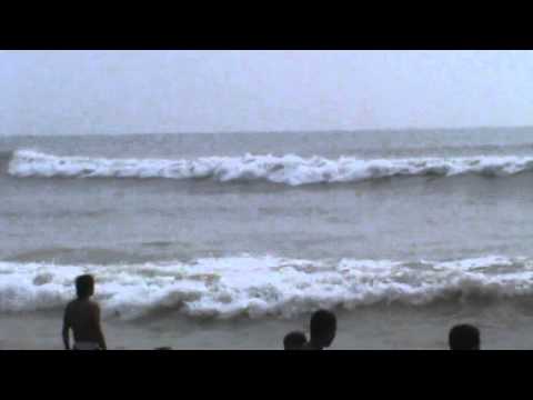 Waves Hit The Shore Of Puri Beach - Odisha.