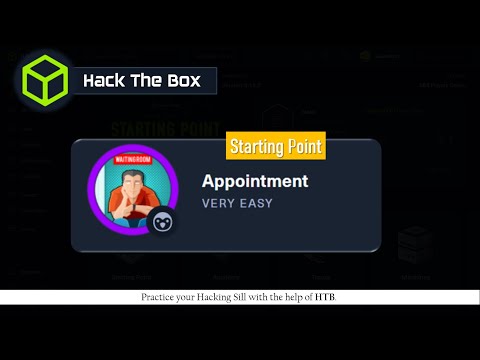 #6 Appointment - Starting Point - Hack The Box || Complete detailed Walkthrough