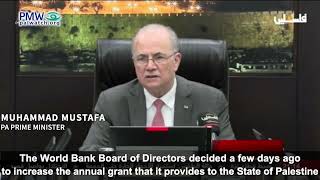 P A Prime Minister Muhammad Mustafa making announcements 